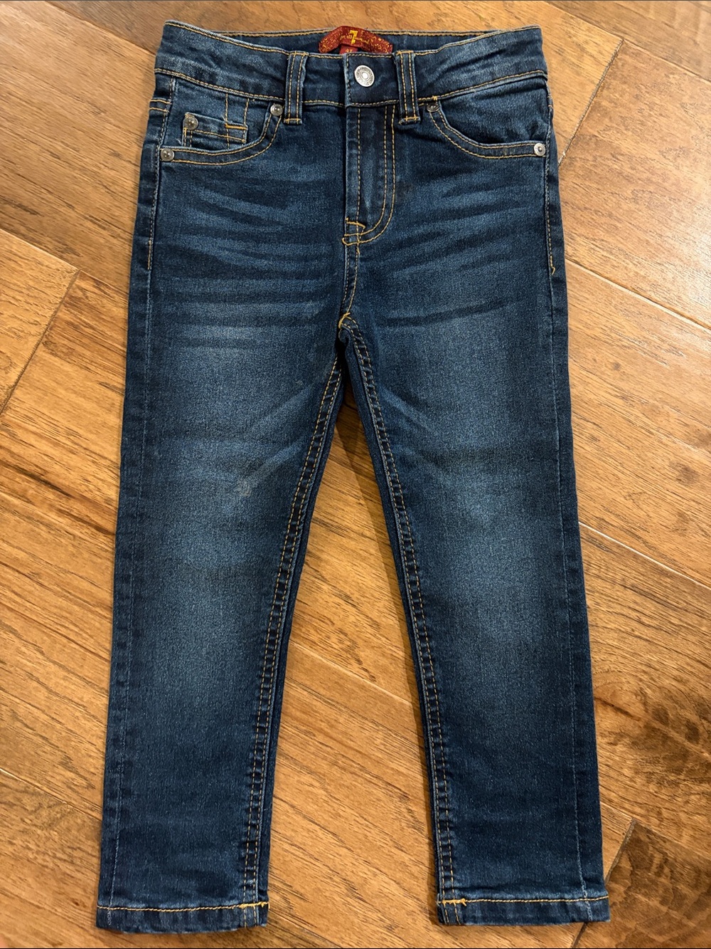 7 For All Mankind Dark Blue Skinny Jeans